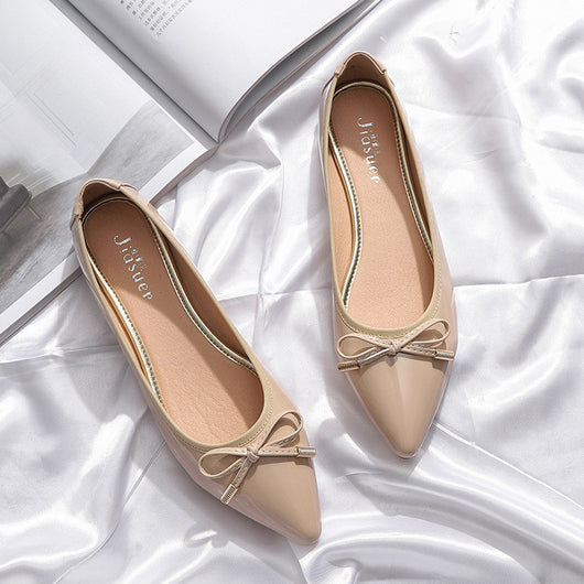 Zapatos Planos Punta Fina Estilo Coreano para Mujer - Image 7