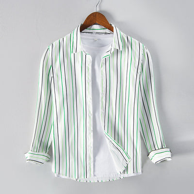 Camisa Casual a Rayas de Colores Trendy - Image 7