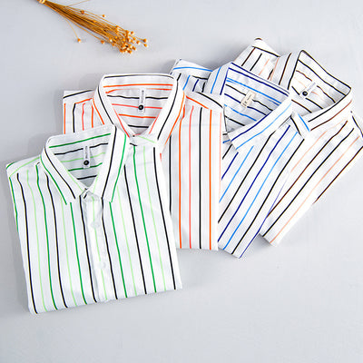 Camisa Casual a Rayas de Colores Trendy - Image 9