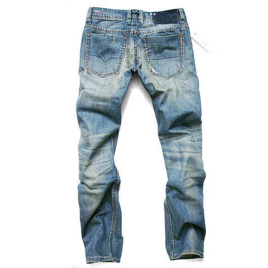 Pantalones Vaqueros Slim Fit Europeos para Hombre - Jeans Rectos Casuales de Corte Moderno - Image 5