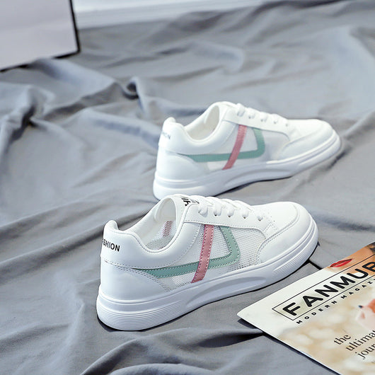 Zapatillas Deportivas Huecas Coreanas para Mujer - Estilo Versátil Estudiante - Image 4