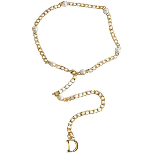Collar de Cadena Metálica con Letras - Lujo Minimalista Europeo - Image 9