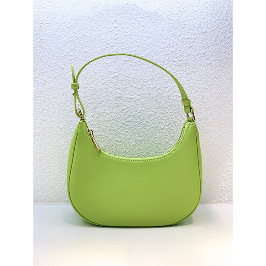Bolso Bandolera Semicircular de Cuero Genuino Estilo Lunar para Mujer - Image 2