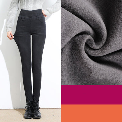 Pantalón Plus Size Otoño Invierno con Cintura Elástica Efecto Adelgazante - Image 10