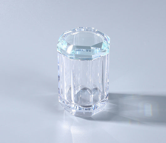 Set de Baño Lujo Cristal con Jabonera Decorativa, Gel y Sanitizante - Image 30