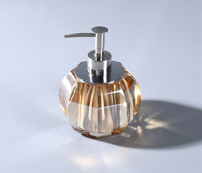 Set de Baño Lujo Cristal con Jabonera Decorativa, Gel y Sanitizante - Image 31