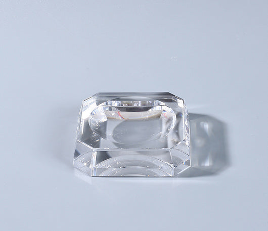 Set de Baño Lujo Cristal con Jabonera Decorativa, Gel y Sanitizante - Image 13