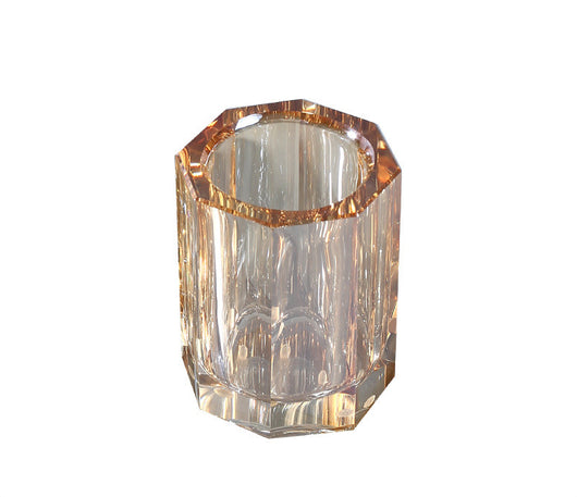 Set de Baño Lujo Cristal con Jabonera Decorativa, Gel y Sanitizante - Image 4