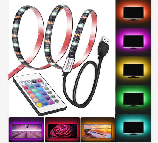 Tira LED RGB 5050 USB para TV - Luz de Fondo Inteligente Personalizable - Image 7