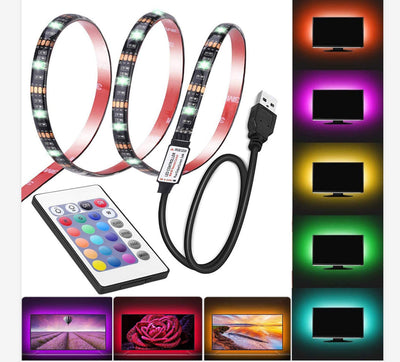 Tira LED RGB 5050 USB para TV - Luz de Fondo Inteligente Personalizable - Image 3