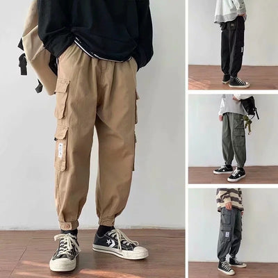 Pantalones Casuales Multibolsillos para Hombre