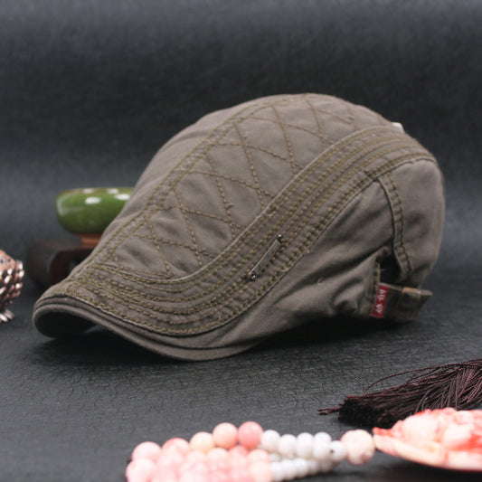 Boina Monocromática para Hombre - Estilo Casual Juventud - Image 2
