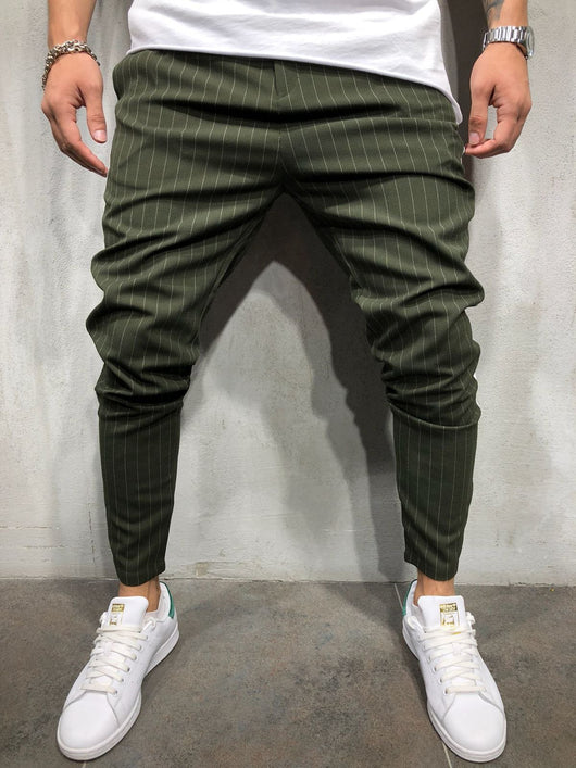 Pantalones Deportivos Casuales a Cuadros para Hombre - Verano - Image 6