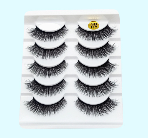 Pestañas Postizas 3D de Visón - Set de 5 Pares con Tallo de Algodón Suave - Image 18