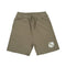 Shorts Sueltos Bordados Negro y Verde