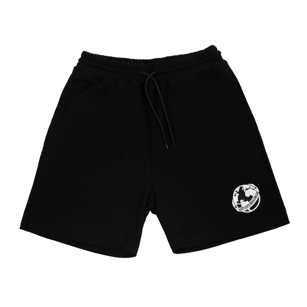Shorts Sueltos Bordados Negro y Verde - Image 3