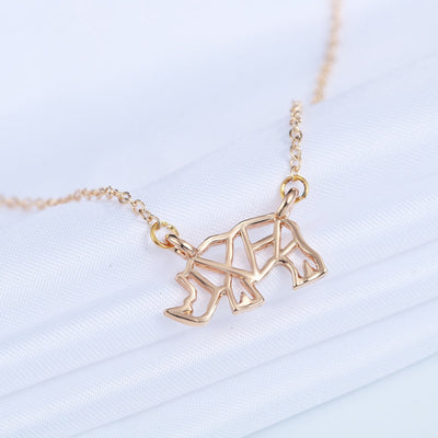 Collar Colgante Rinoceronte - Joya Animal Elegante - Image 3