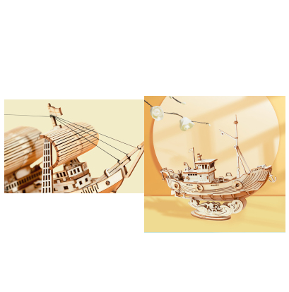 Maqueta de Velero 3D para Armar - Image 6