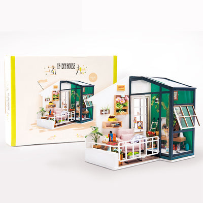 Kit para Armar Casa Miniatura - Modelo Detallado - Image 10