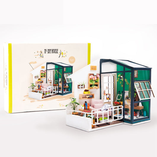 Kit para Armar Casa Miniatura - Modelo Detallado - Image 10