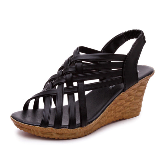 Sandalias de Playa con Tiras Cruzadas Huecas - Image 4