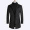 Sobretudo Trench Executivo Masculino Premium de Lã e Algodão