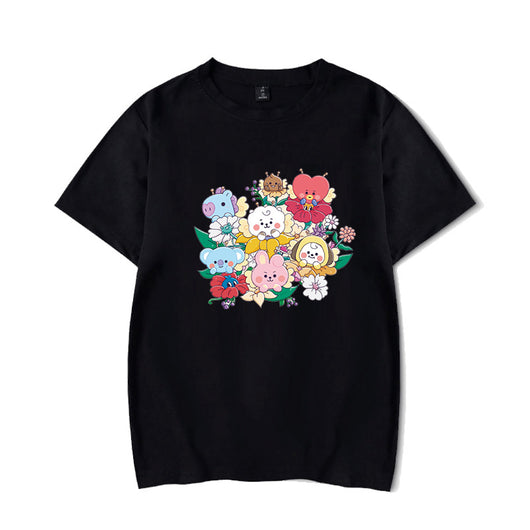 Playera de Pareja Coreana de Moda - Diseño Versátil para Dos - Image 6