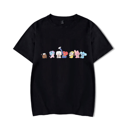 Playera de Pareja Coreana de Moda - Diseño Versátil para Dos - Image 4