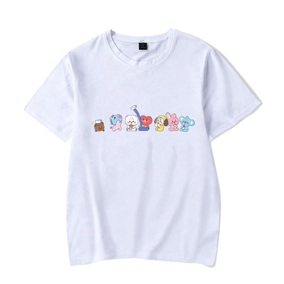 Playera de Pareja Coreana de Moda - Diseño Versátil para Dos