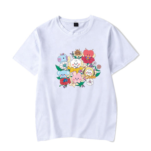 Playera de Pareja Coreana de Moda - Diseño Versátil para Dos