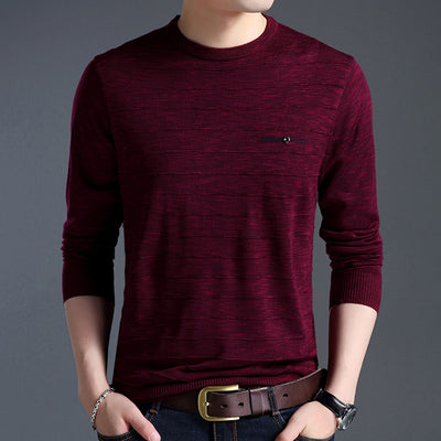 Camiseta Manga Larga Cuello Redondo para Hombre - Diseño Casual Tejido - Image 6