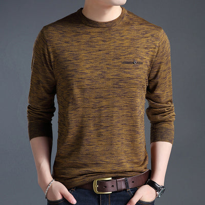 Camiseta Manga Larga Cuello Redondo para Hombre - Diseño Casual Tejido - Image 3