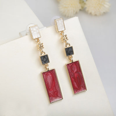 Aretes Rectangulares Elegantes - Image 2