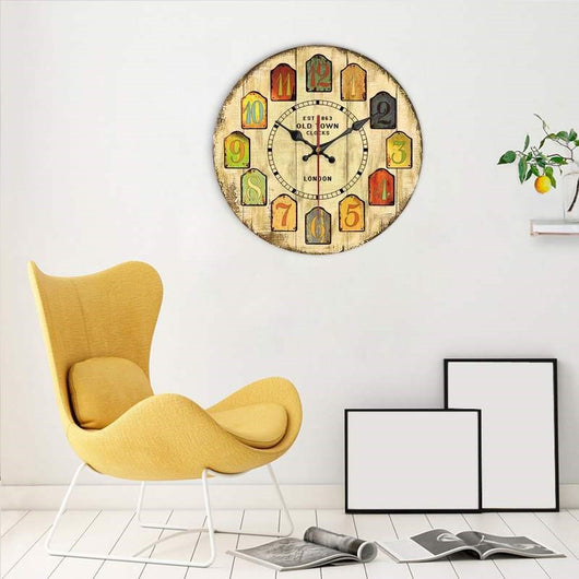 Reloj de Pared Moderno en Madera con Movimiento Cuarzo Europeo - Image 20