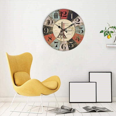 Reloj de Pared Moderno en Madera con Movimiento Cuarzo Europeo - Image 23