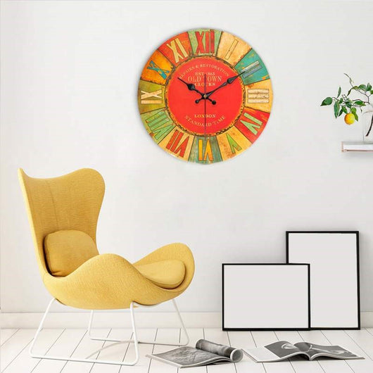 Reloj de Pared Moderno en Madera con Movimiento Cuarzo Europeo - Image 12