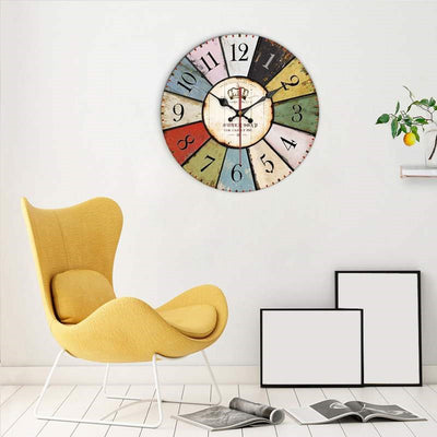 Reloj de Pared Moderno en Madera con Movimiento Cuarzo Europeo - Image 8