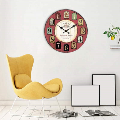 Reloj de Pared Moderno en Madera con Movimiento Cuarzo Europeo - Image 10