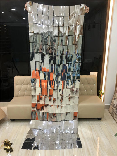 Cortina de Lentejuelas Reflectantes PVC para Bodas y Eventos - Image 8