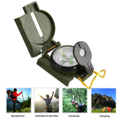 Brújula Táctica Portátil con Mosquetón para Aventureros - Image 7
