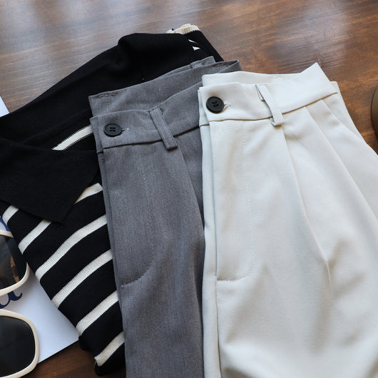 Pantalón Suelto Delgado con Bolsillos - Corte Moderno Cinco Puntos - Image 15