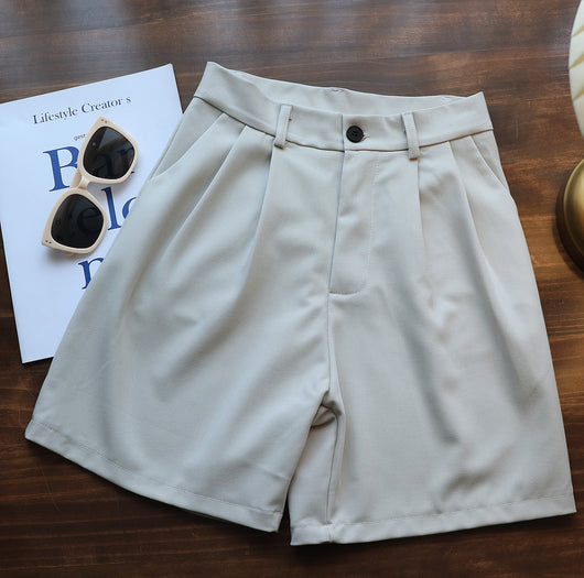 Pantalón Suelto Delgado con Bolsillos - Corte Moderno Cinco Puntos