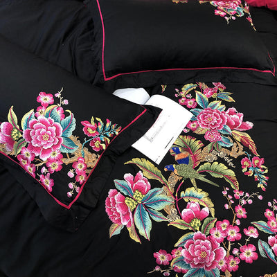 Juego de Ropa de Cama Europeo de Lujo para Habitaciones de Ensueño - 4 Piezas - Image 12
