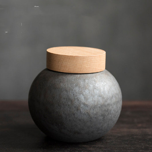 Lata de Té Pequeña con Tapa de Madera Hermética - Image 6