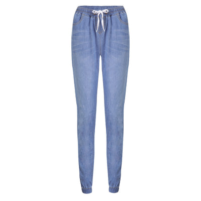 Jeans Skinny Mujer Efecto Teñido - Cintura Alta Ajustable - Image 4