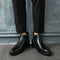 Botas de Cuero Ejecutivas Punta Fina Talla Grande