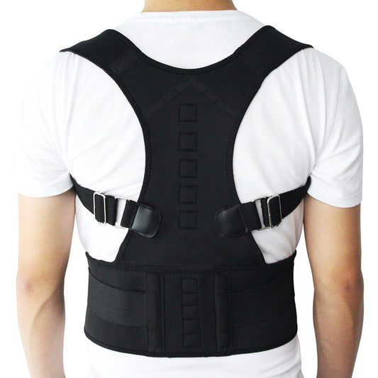 Corrector de Postura Magnético Ajustable con Soporte Lumbar para Hombre