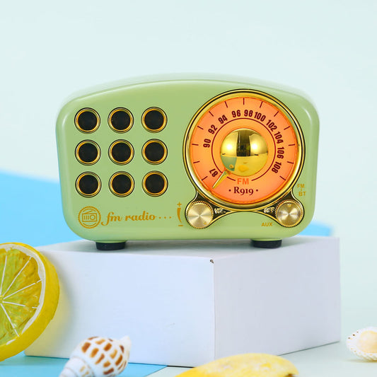 Minialtavoz Inalámbrico Verde Menta - Tarjeta de Audio Portátil