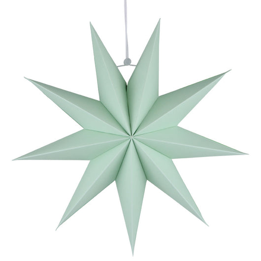 Farol Decorativo 3D de Papel con Punta de Estrella de 9 Puntas - Image 4