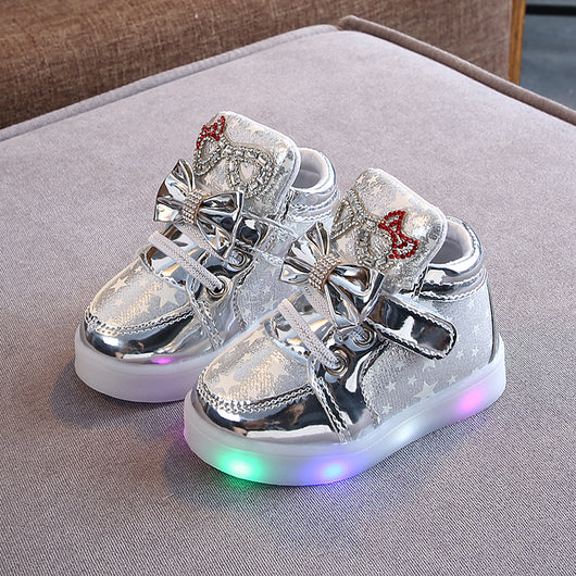 Zapatos LED con Estrellas y Cristales para Niñas - Luces Intermitentes - Image 9